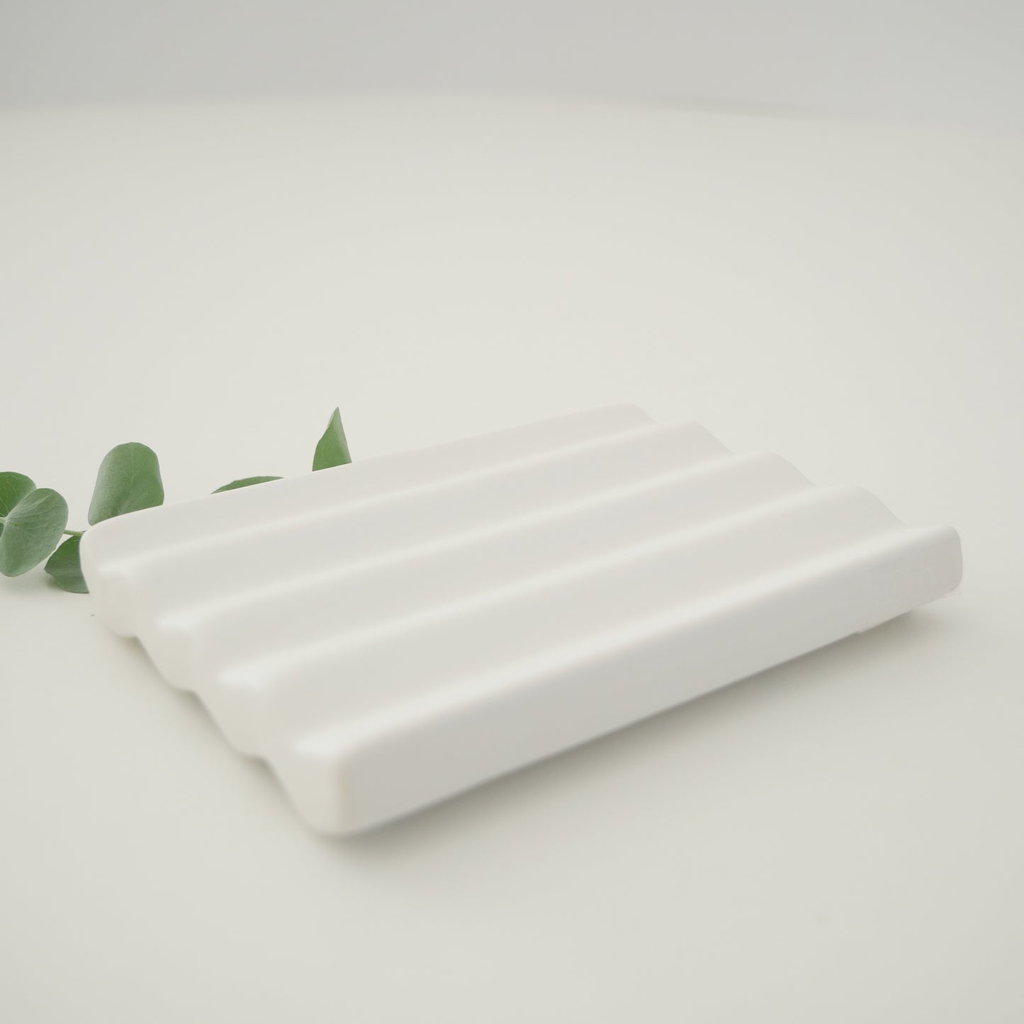 Seifenschale, matt weiß/white, 11x8cm, Keramik, Soaptray, Badzubehör, Bad Accessoires, OOhh Collection, Lübech Living