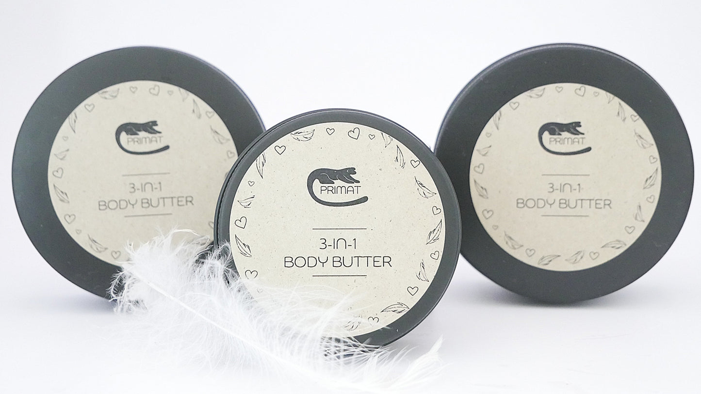 3-IN-1 Bodybutter aus 3 Zutaten für Babys, Kinder und sehr trockene Haut