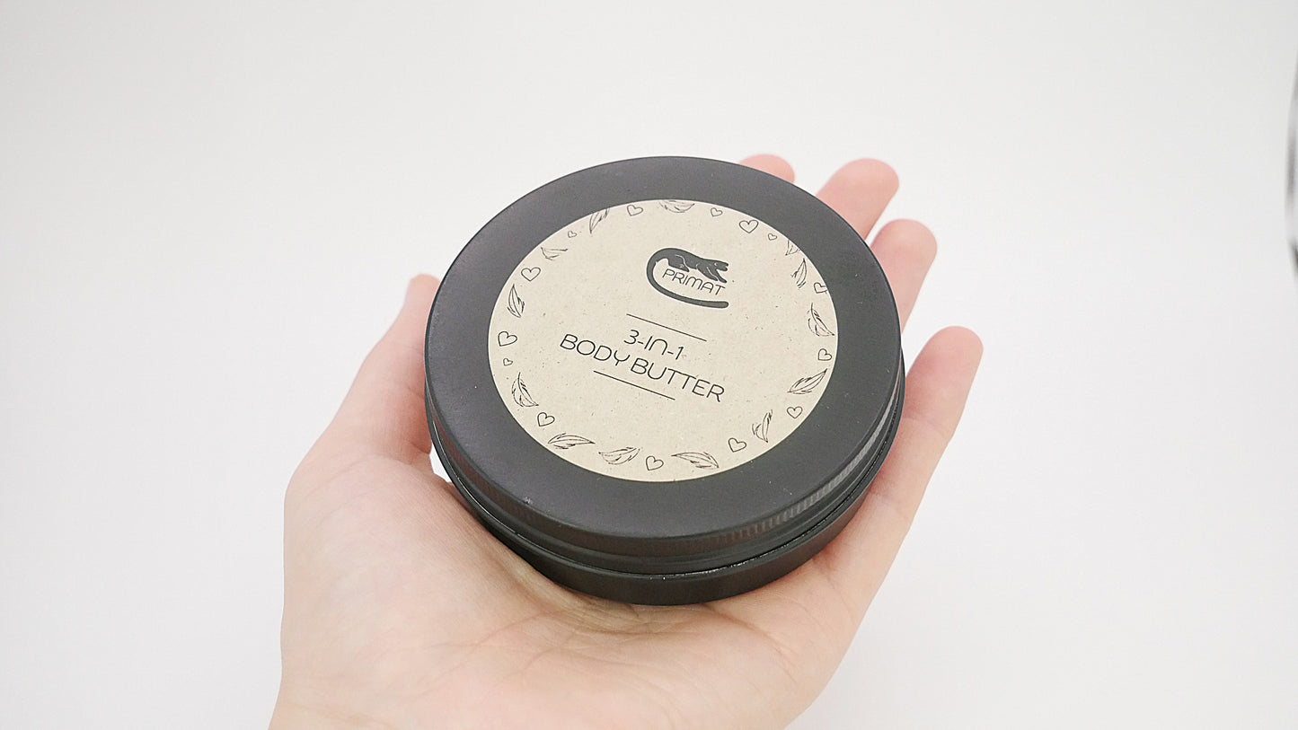 3-IN-1 Bodybutter aus 3 Zutaten für Babys, Kinder und sehr trockene Haut