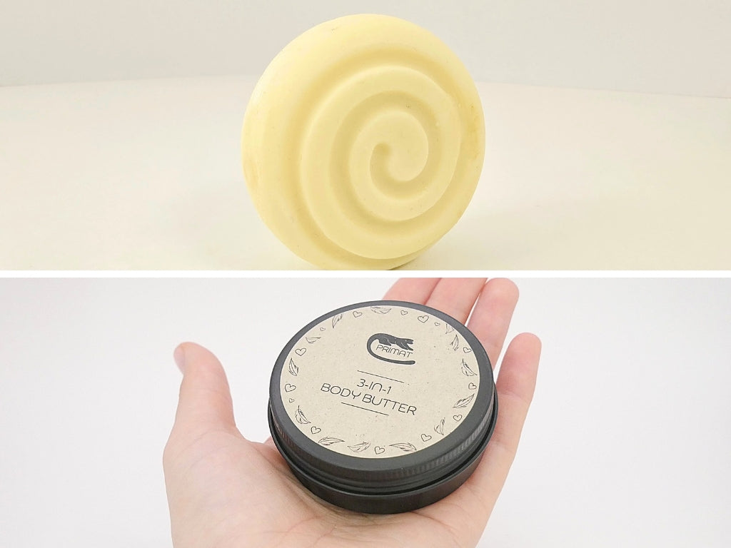 Osteraktion: Seife + Creme, handgemacht, bio, plastikfrei, Rohstoffe in Glas