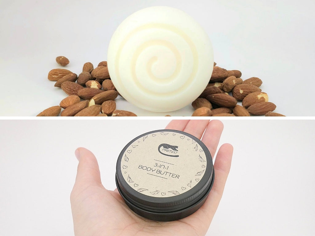 Osteraktion: Seife + Creme, handgemacht, bio, plastikfrei, Rohstoffe in Glas